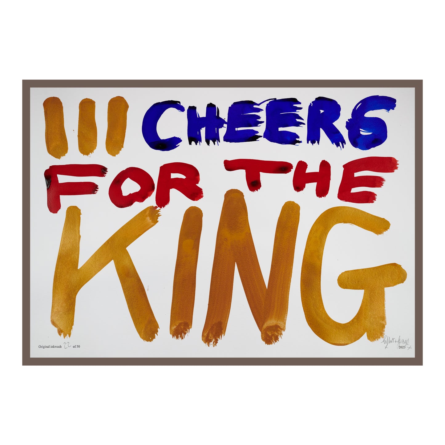 III CHEERS FOR THE KING (h)