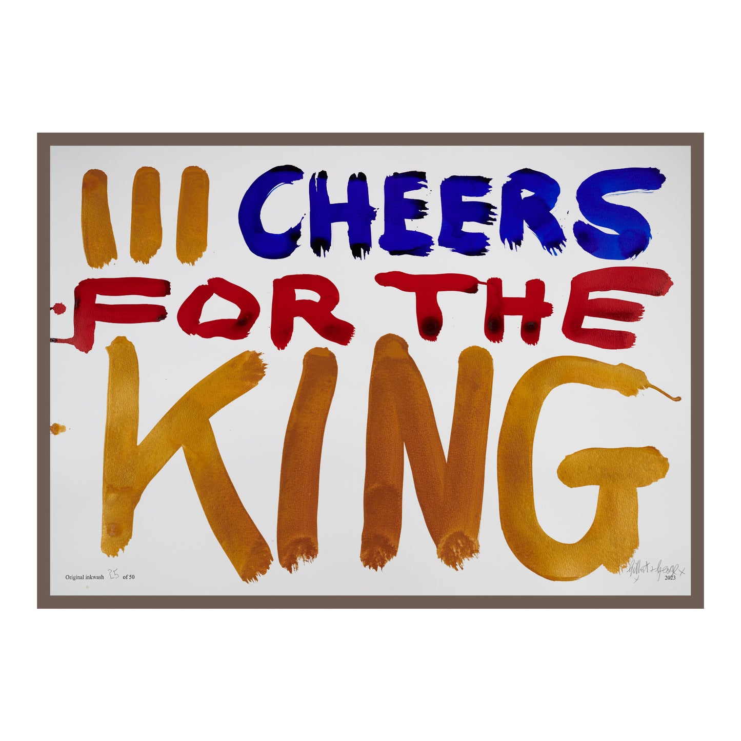 III CHEERS FOR THE KING (h)