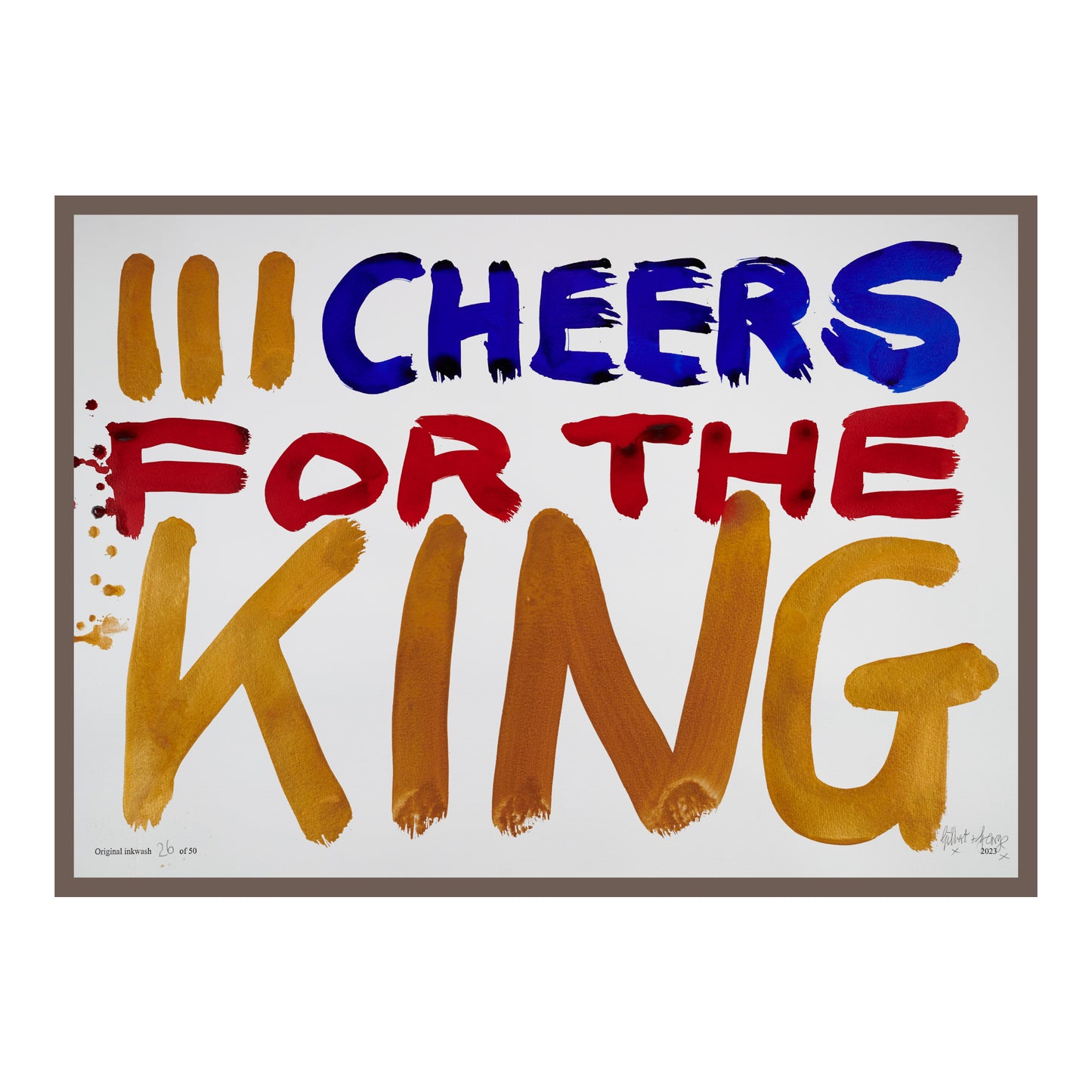 III CHEERS FOR THE KING (h)