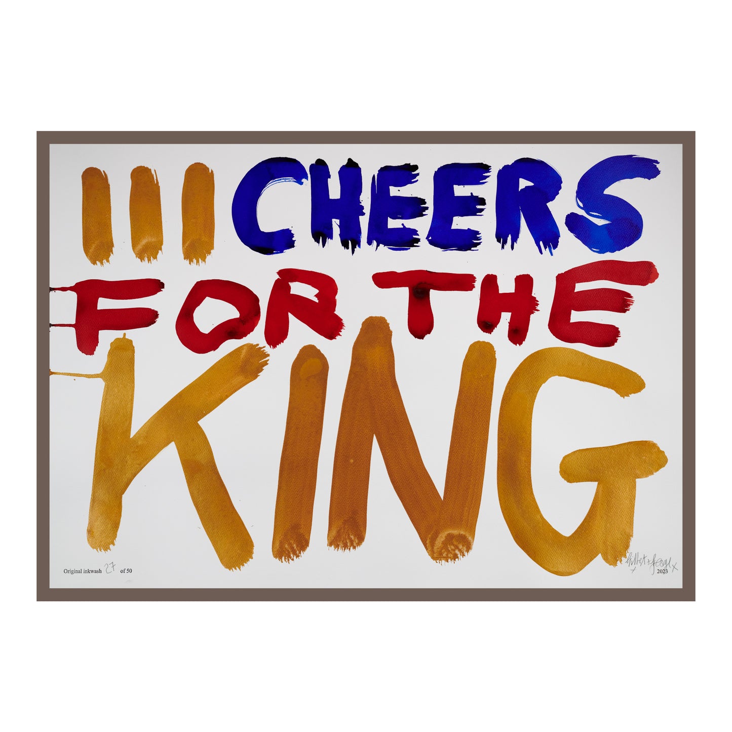 III CHEERS FOR THE KING (h)