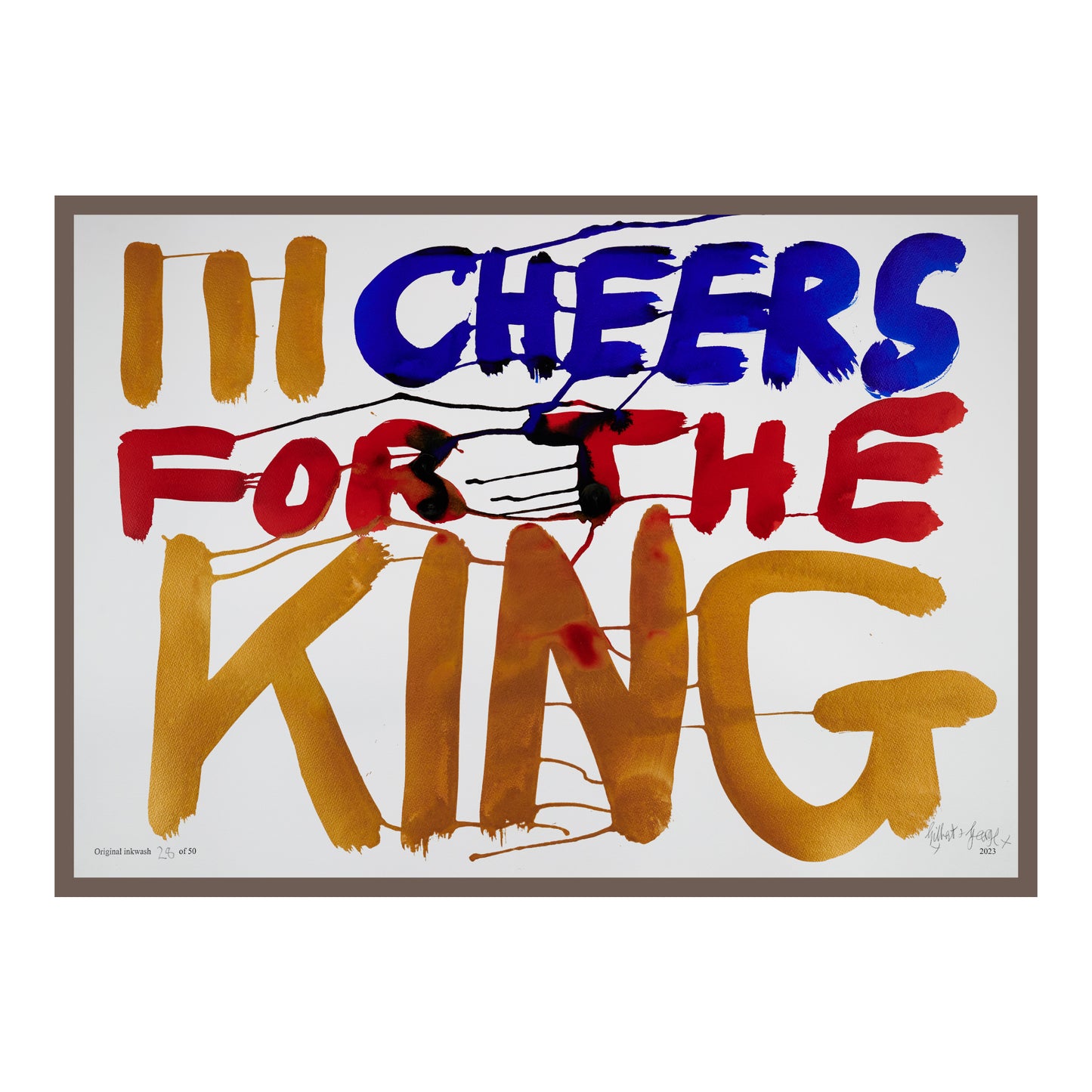 III CHEERS FOR THE KING (h)