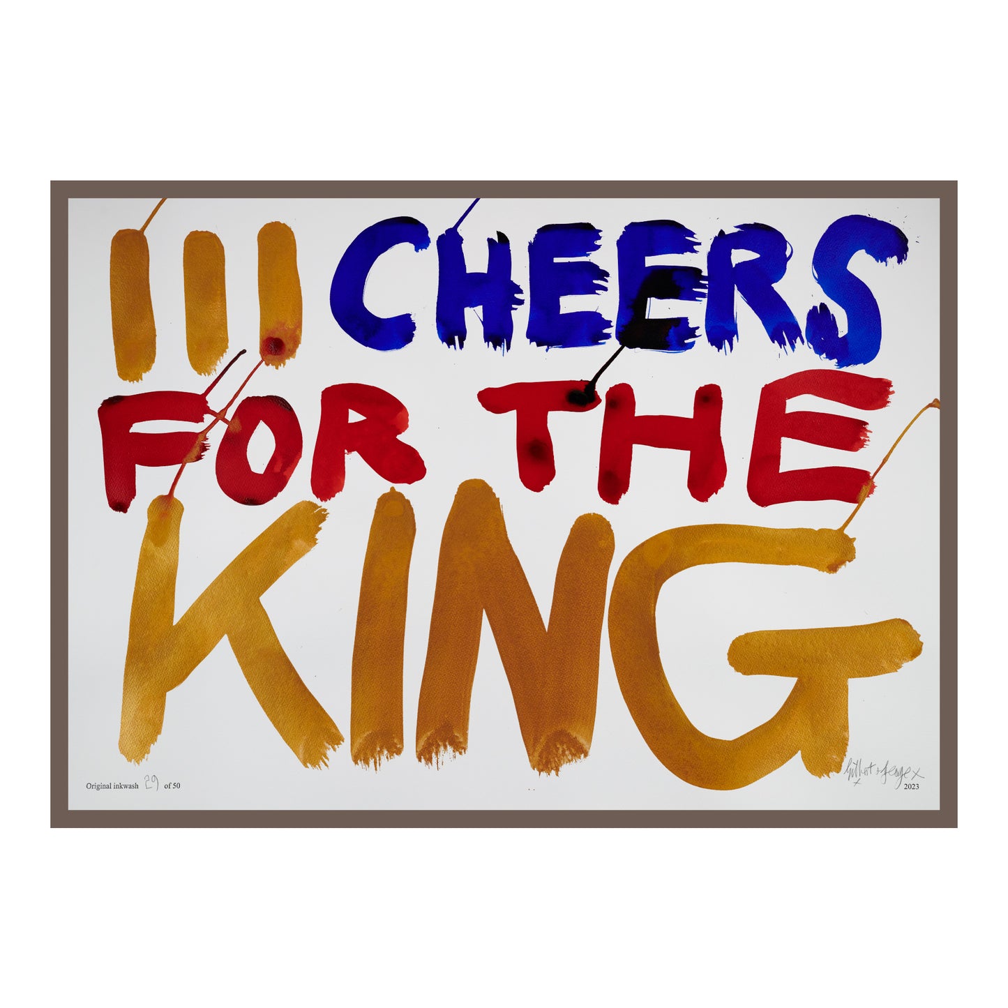 III CHEERS FOR THE KING (h)