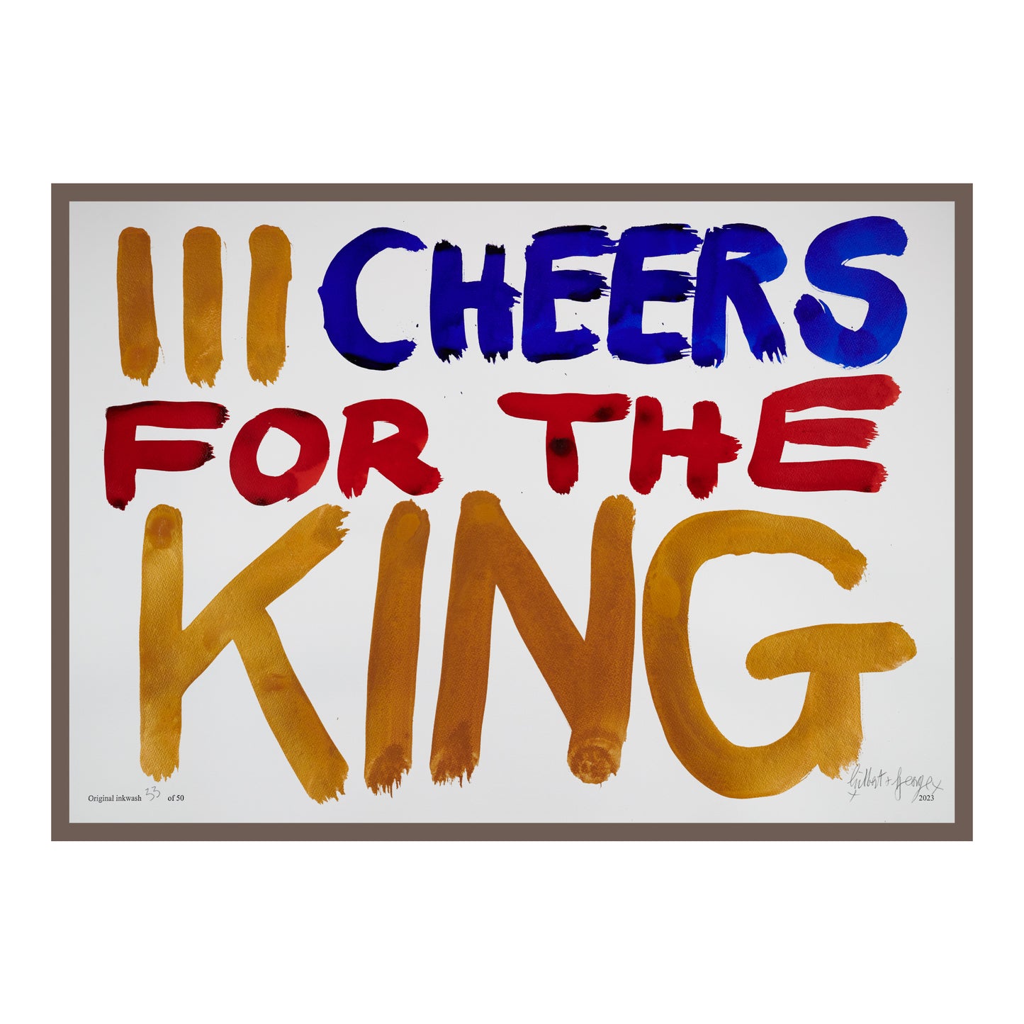 III CHEERS FOR THE KING (h)