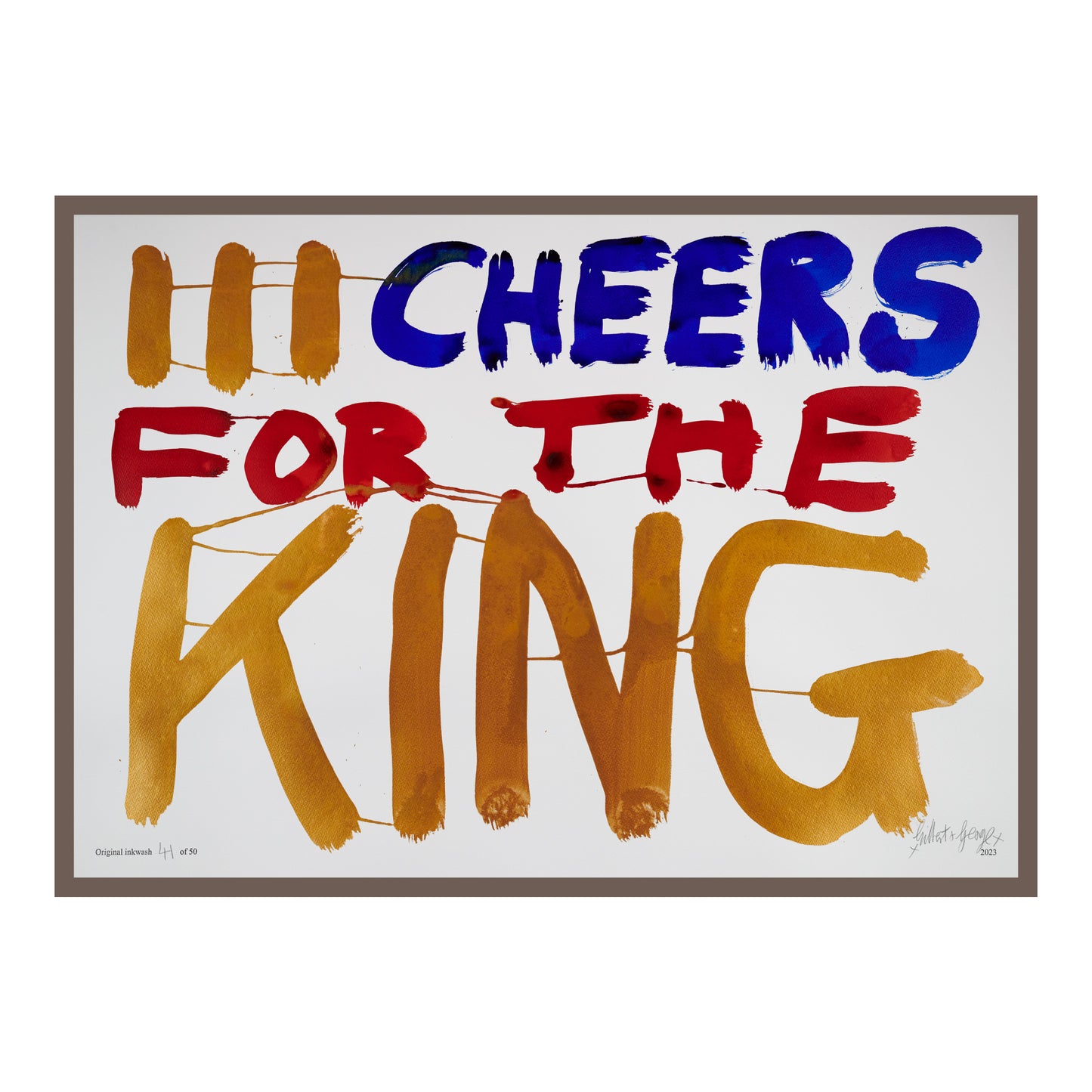 III CHEERS FOR THE KING (h)