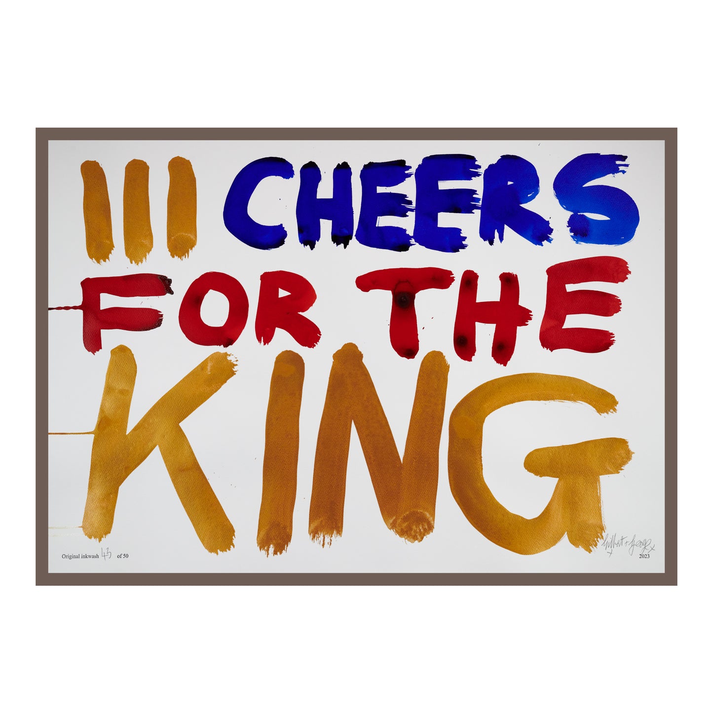 III CHEERS FOR THE KING (h)