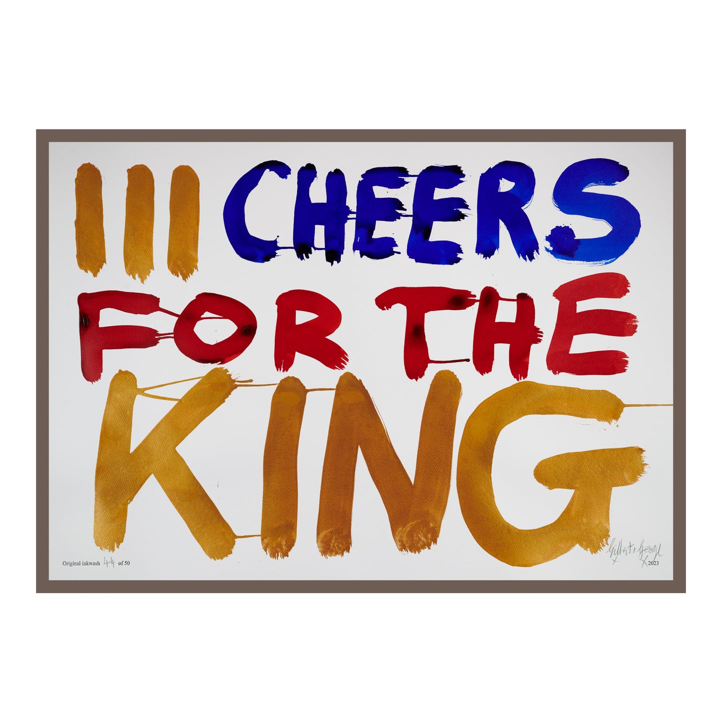 III CHEERS FOR THE KING (h)
