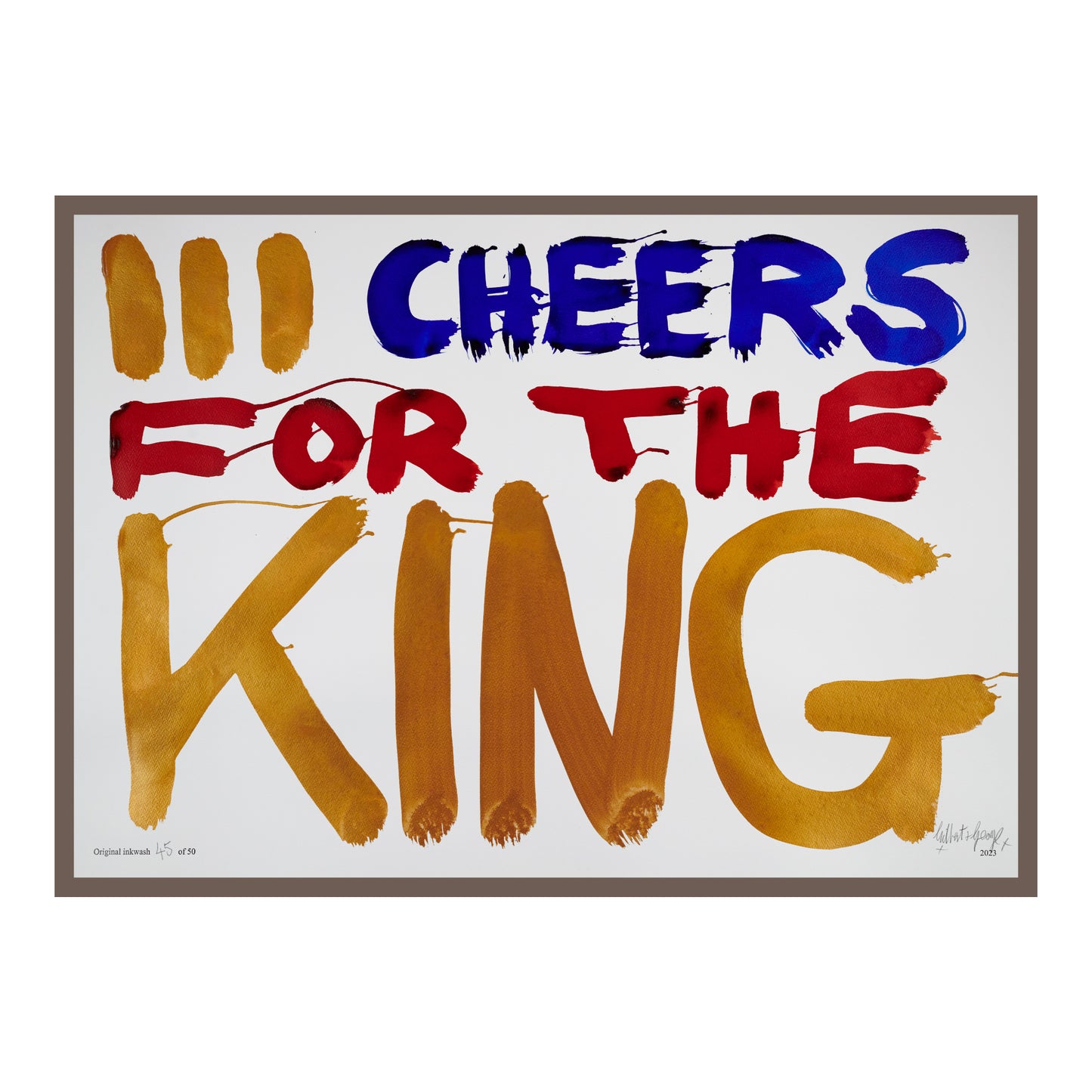 III CHEERS FOR THE KING (h)