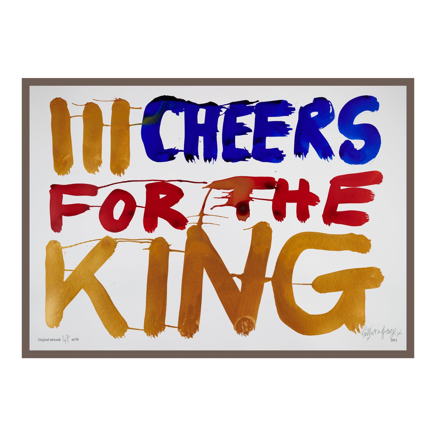 III CHEERS FOR THE KING (h)