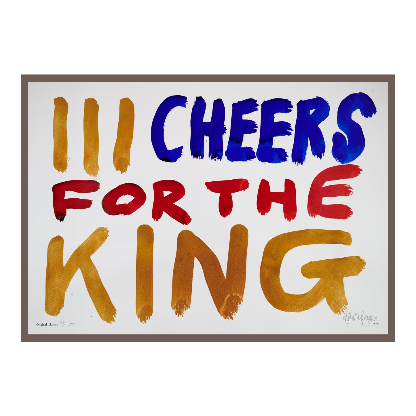 III CHEERS FOR THE KING (h)