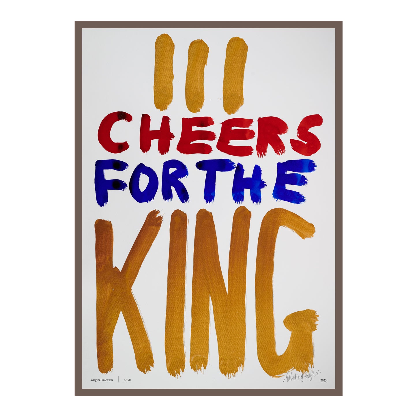 III CHEERS FOR THE KING (v)