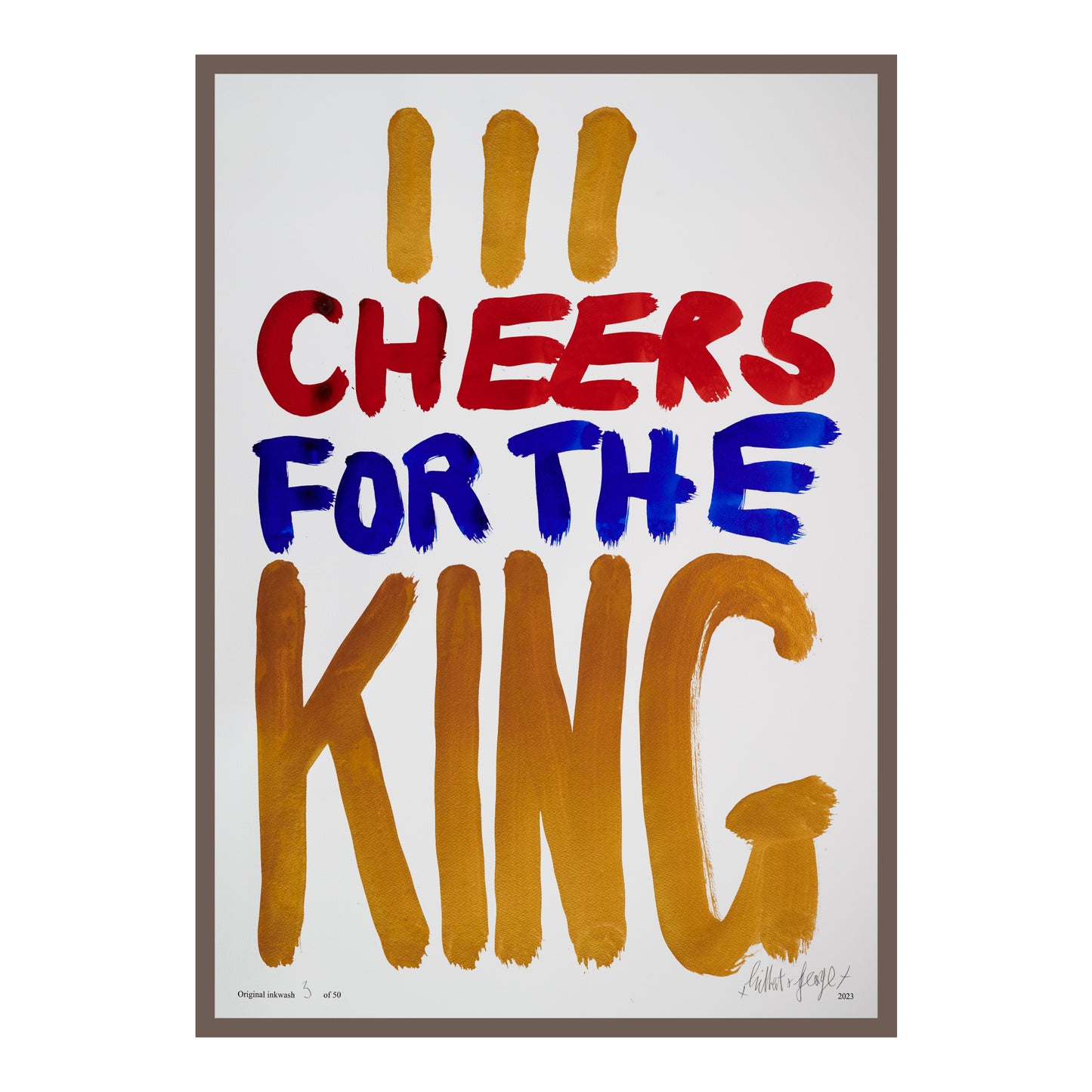 III CHEERS FOR THE KING (v)