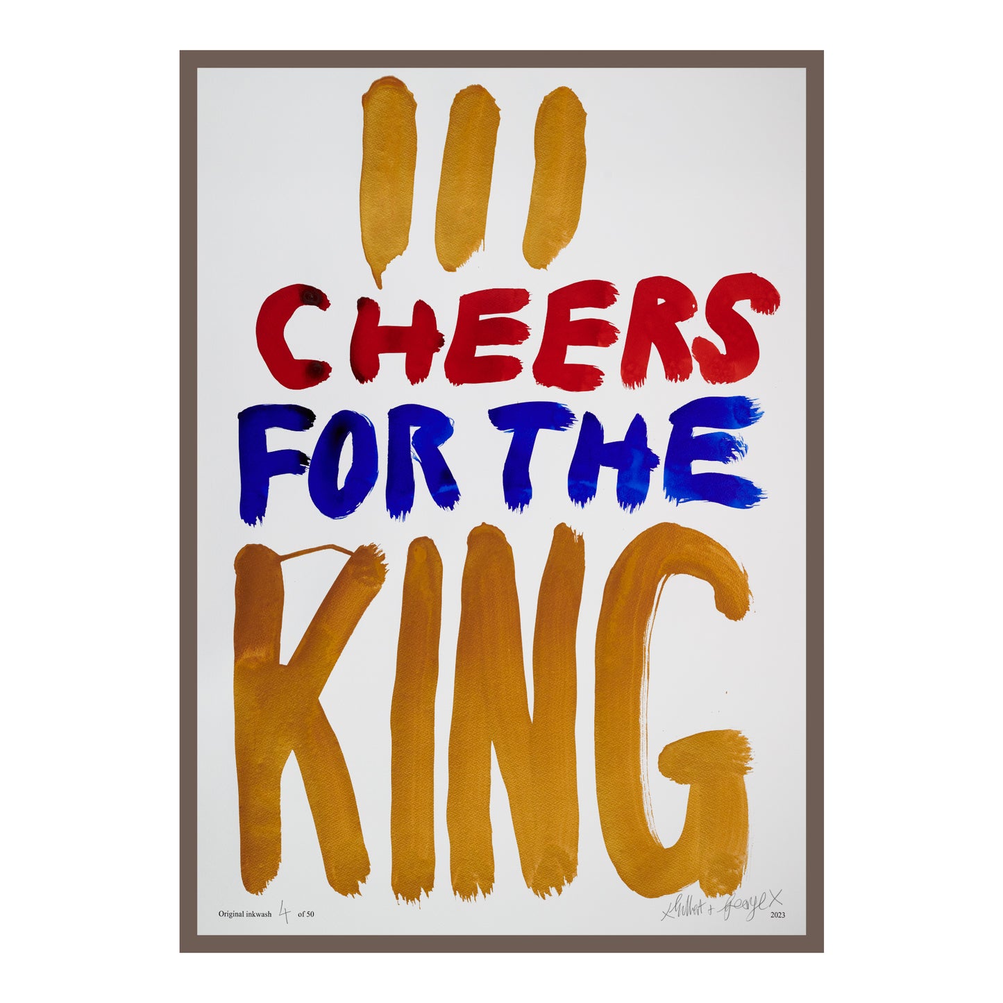 III CHEERS FOR THE KING (v)