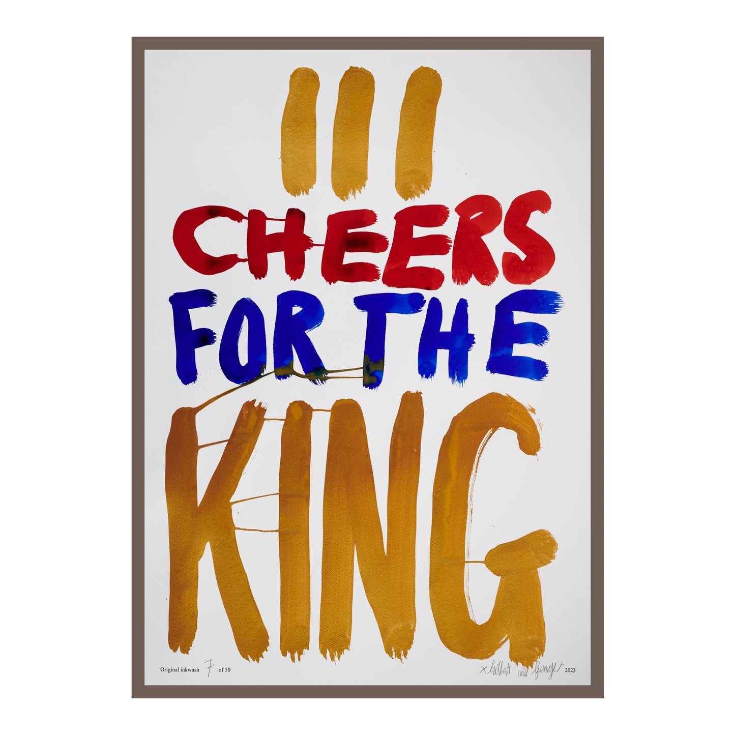 III CHEERS FOR THE KING (v)