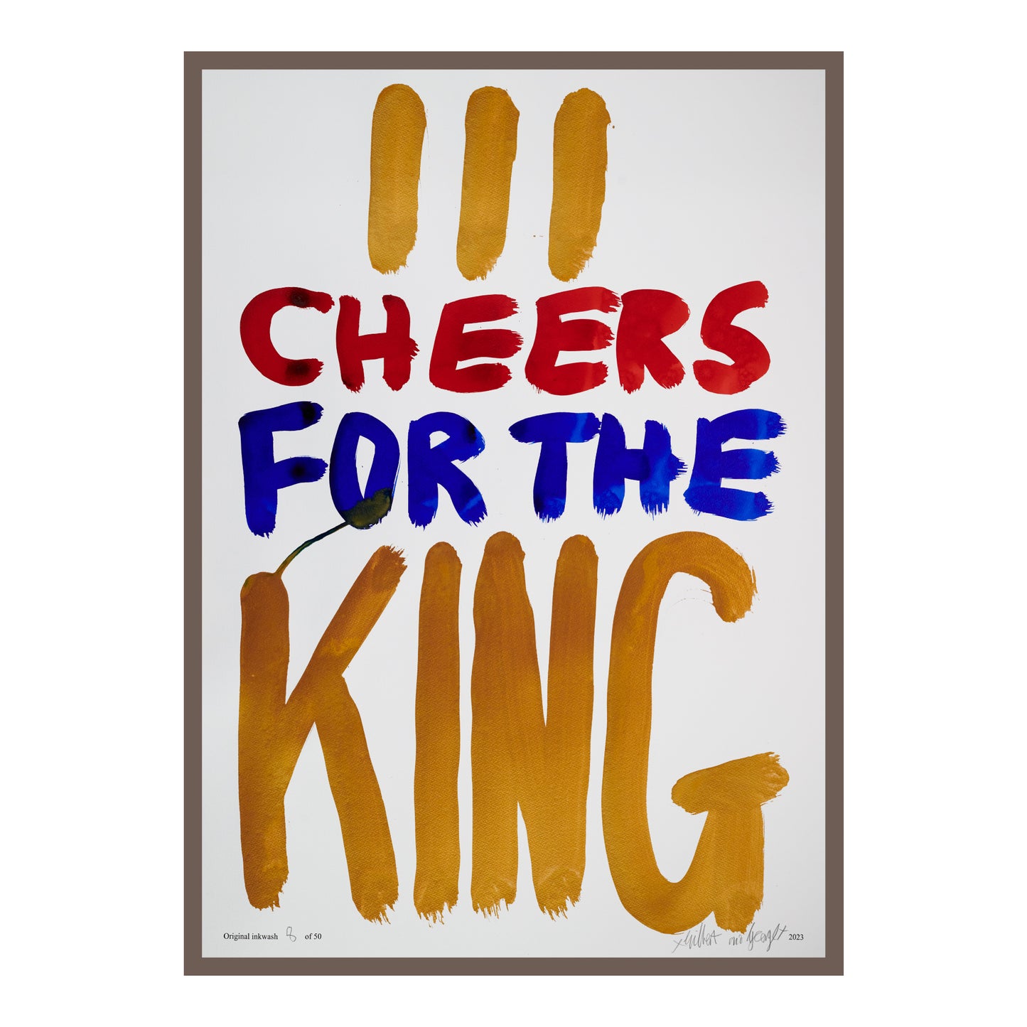 III CHEERS FOR THE KING (v)