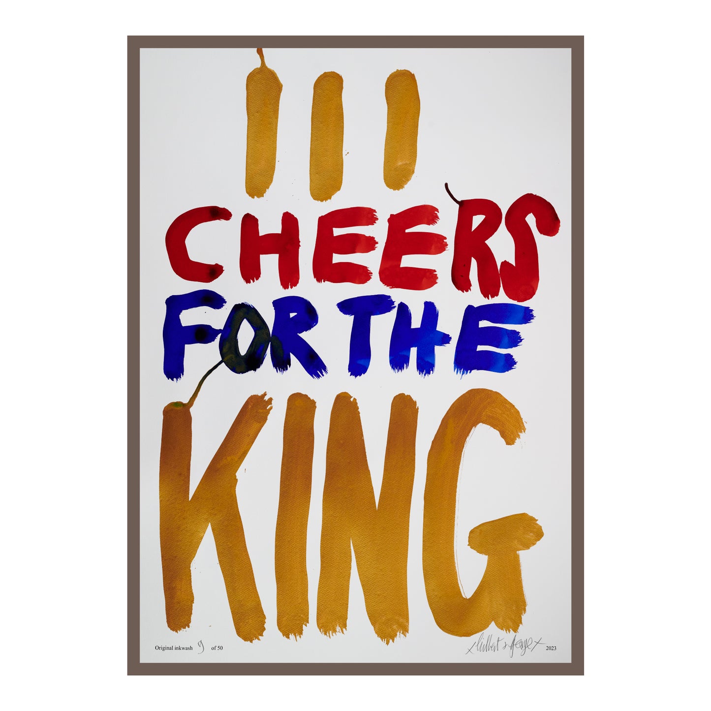 III CHEERS FOR THE KING (v)