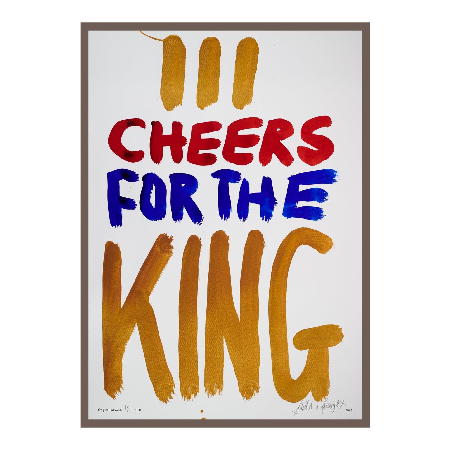 III CHEERS FOR THE KING (v)