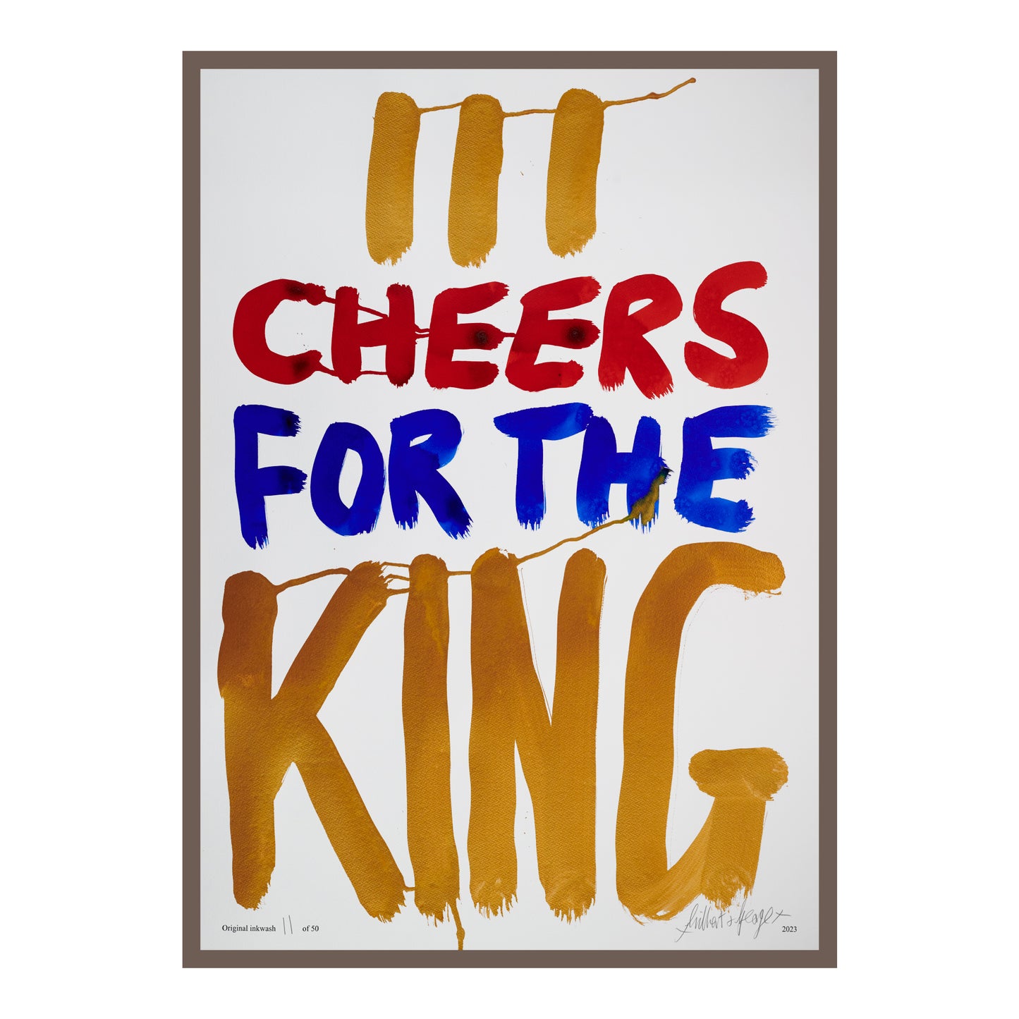 III CHEERS FOR THE KING (v)