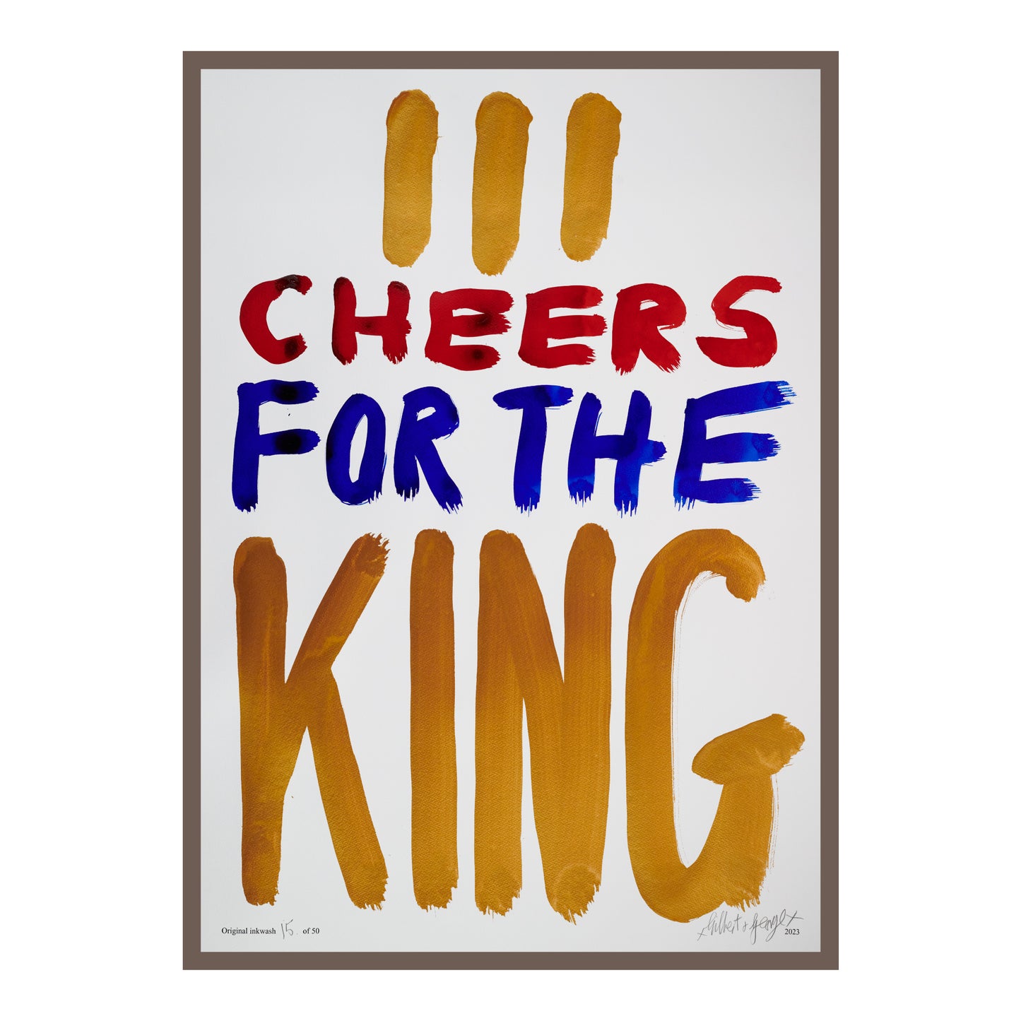 III CHEERS FOR THE KING (v)