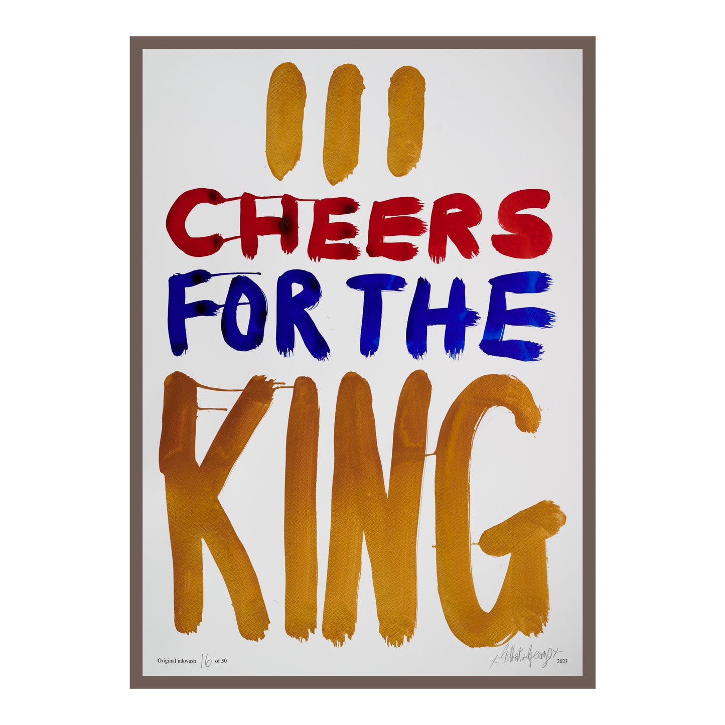 III CHEERS FOR THE KING (v)