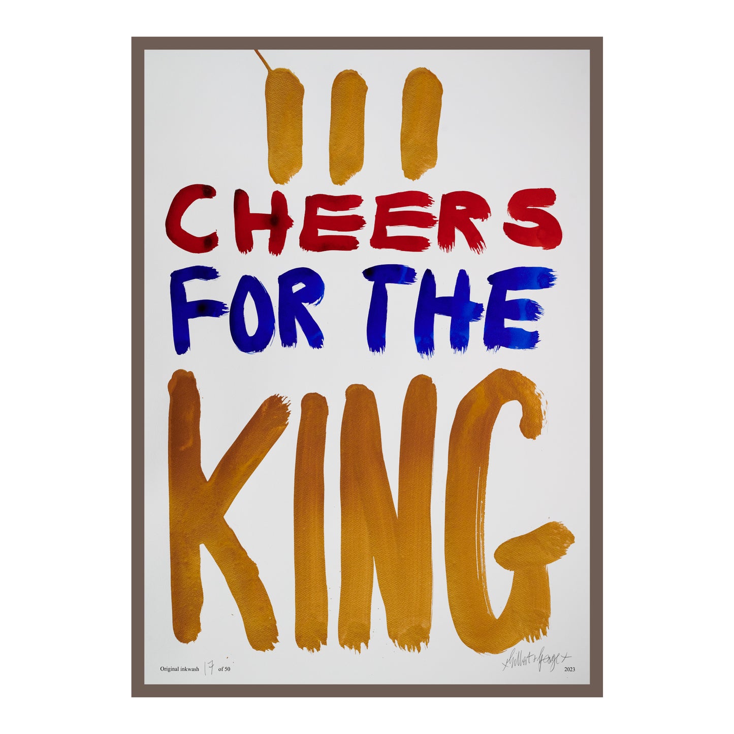 III CHEERS FOR THE KING (v)