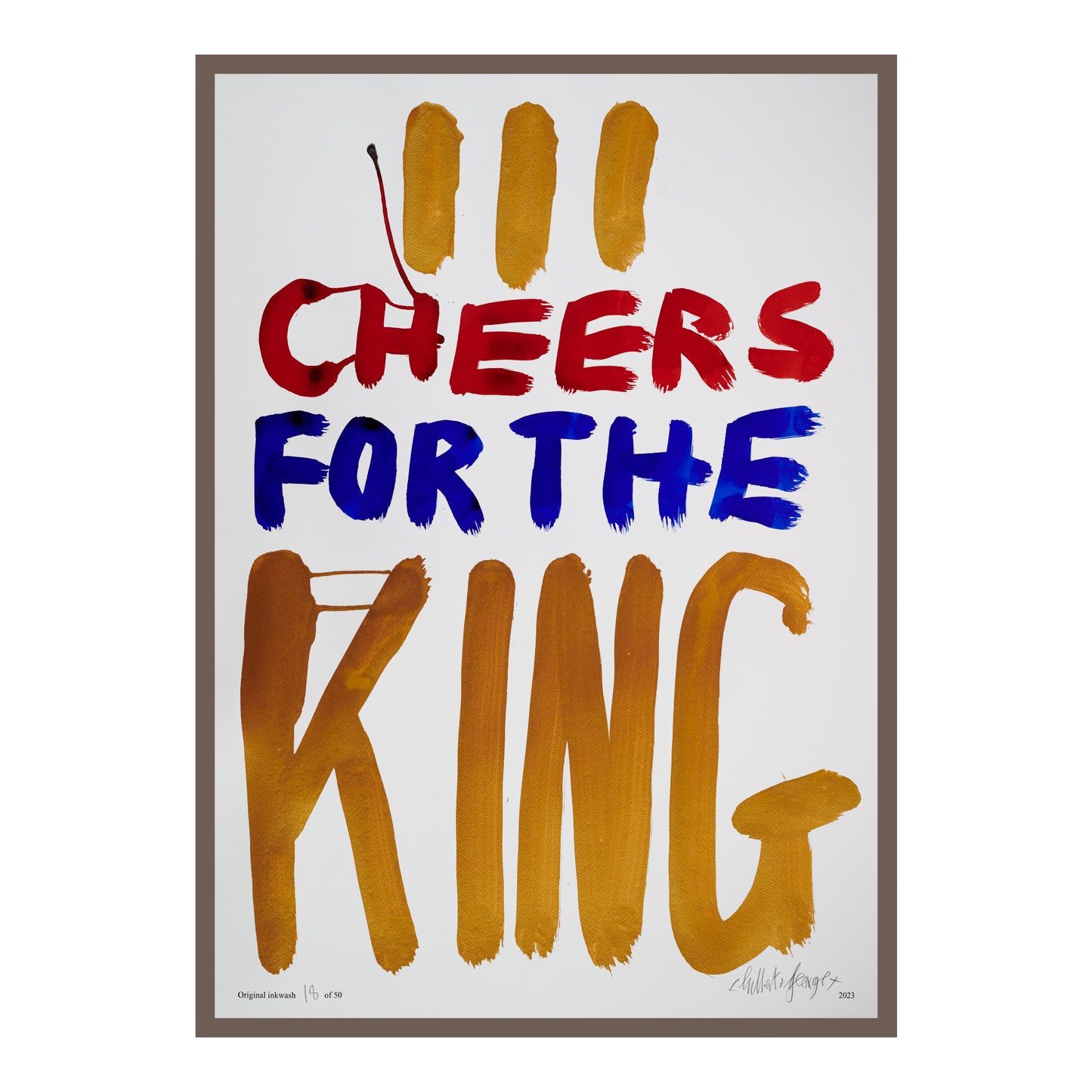 III CHEERS FOR THE KING (v)