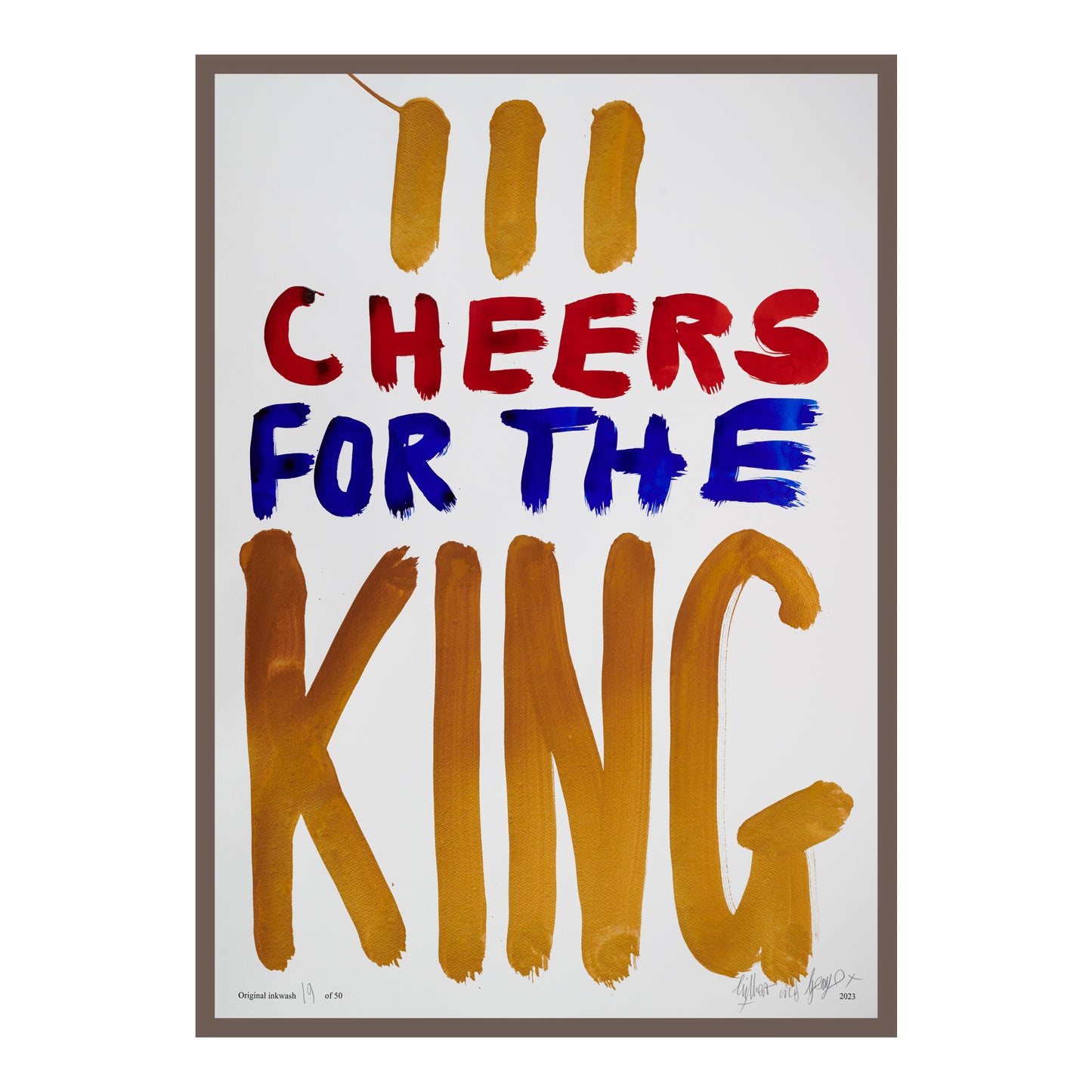 III CHEERS FOR THE KING (v)