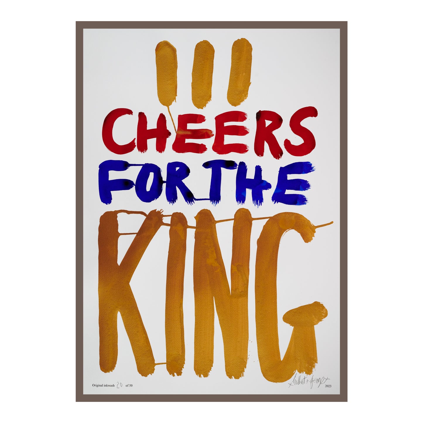 III CHEERS FOR THE KING (v)