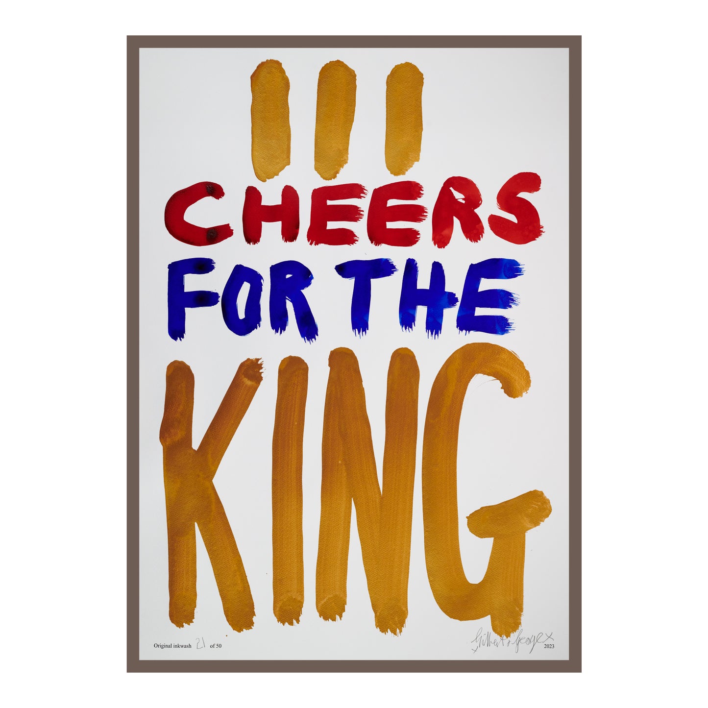 III CHEERS FOR THE KING (v)