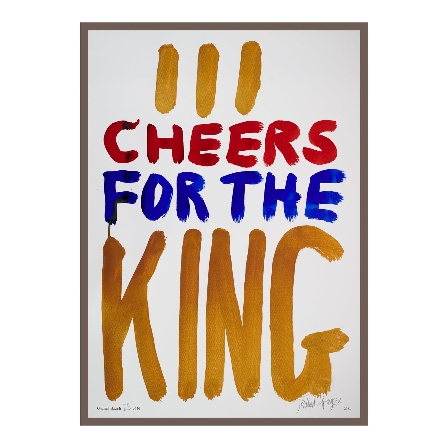 III CHEERS FOR THE KING (v)