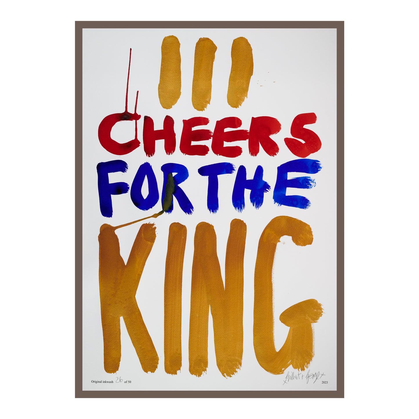 III CHEERS FOR THE KING (v)
