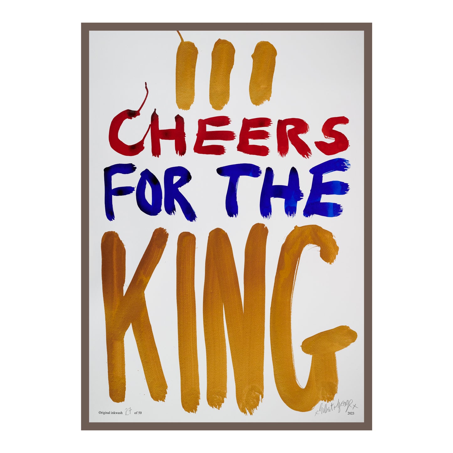 III CHEERS FOR THE KING (v)