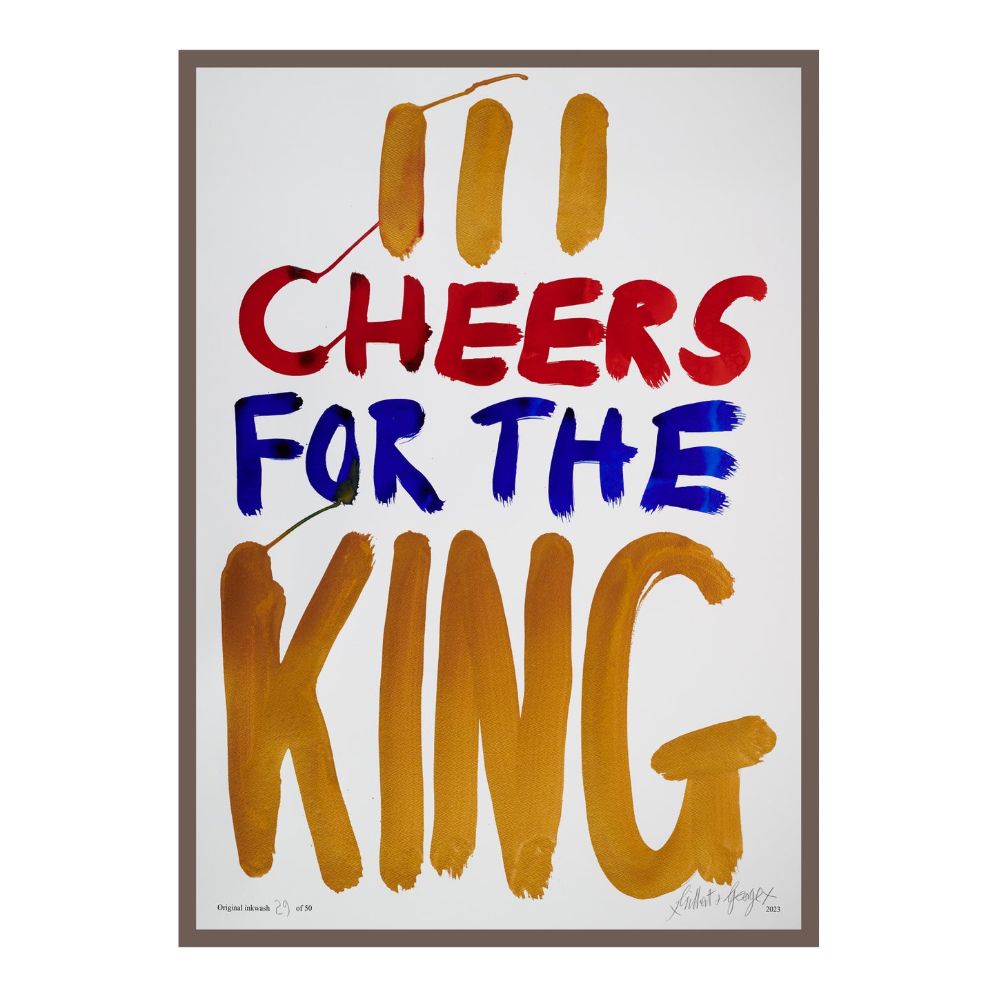 III CHEERS FOR THE KING (v)