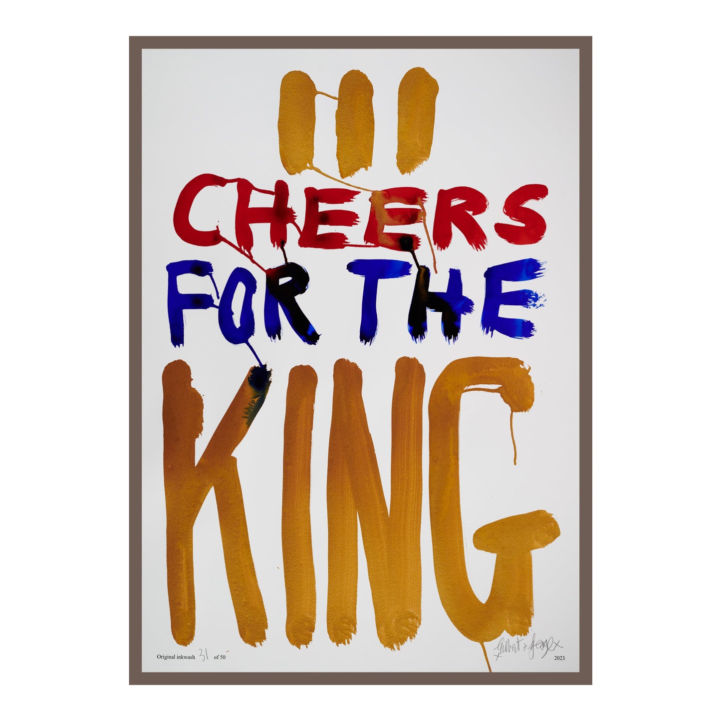 III CHEERS FOR THE KING (v)