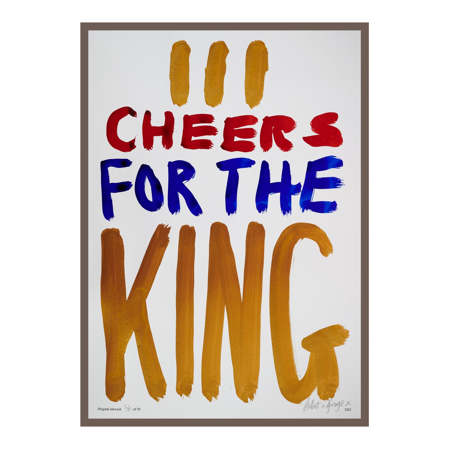 III CHEERS FOR THE KING (v)