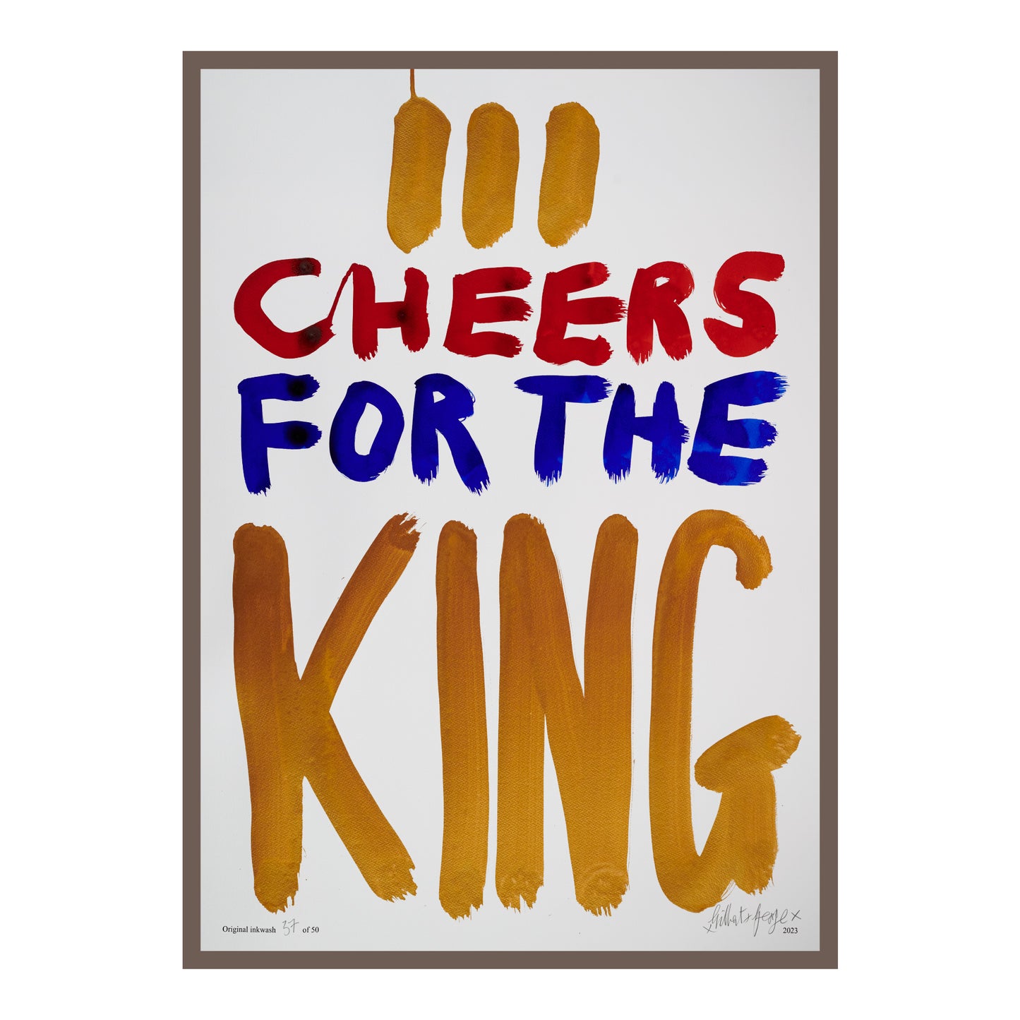 III CHEERS FOR THE KING (v)