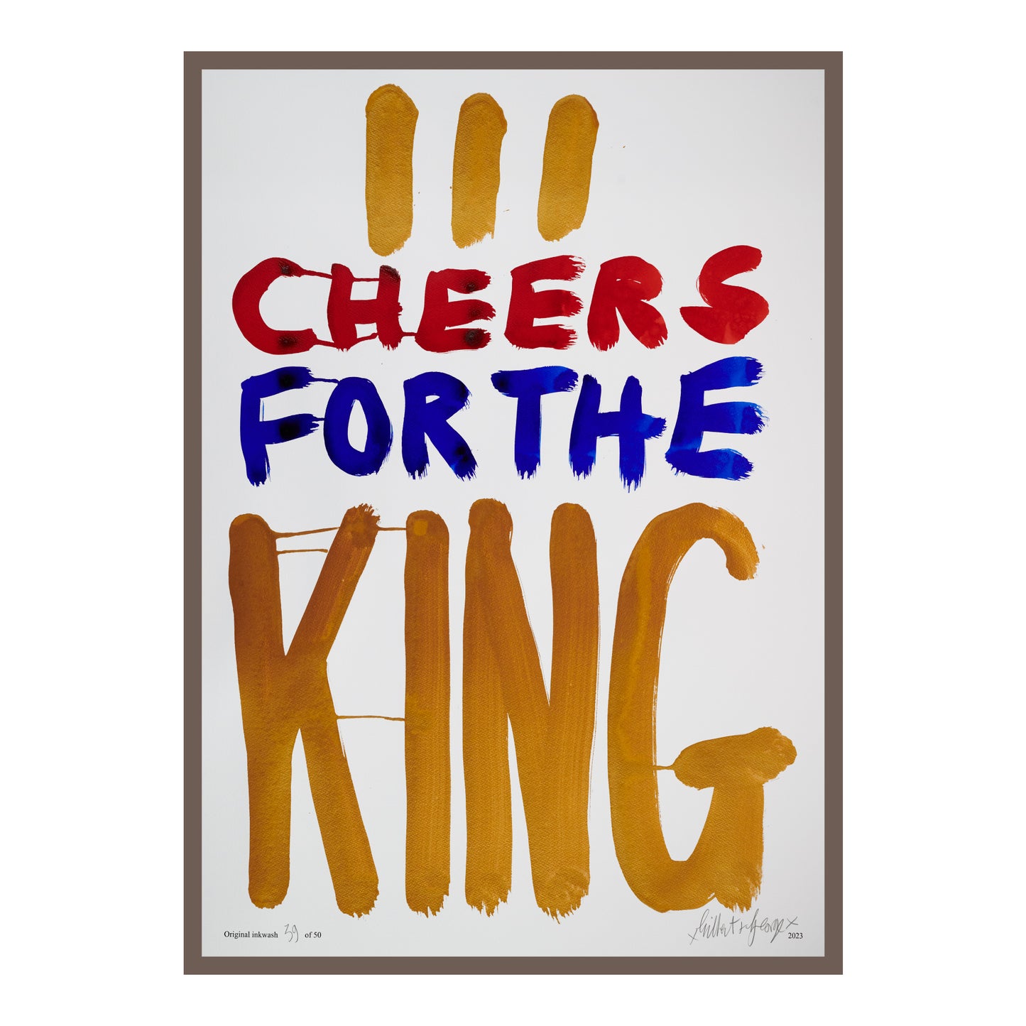 III CHEERS FOR THE KING (v)