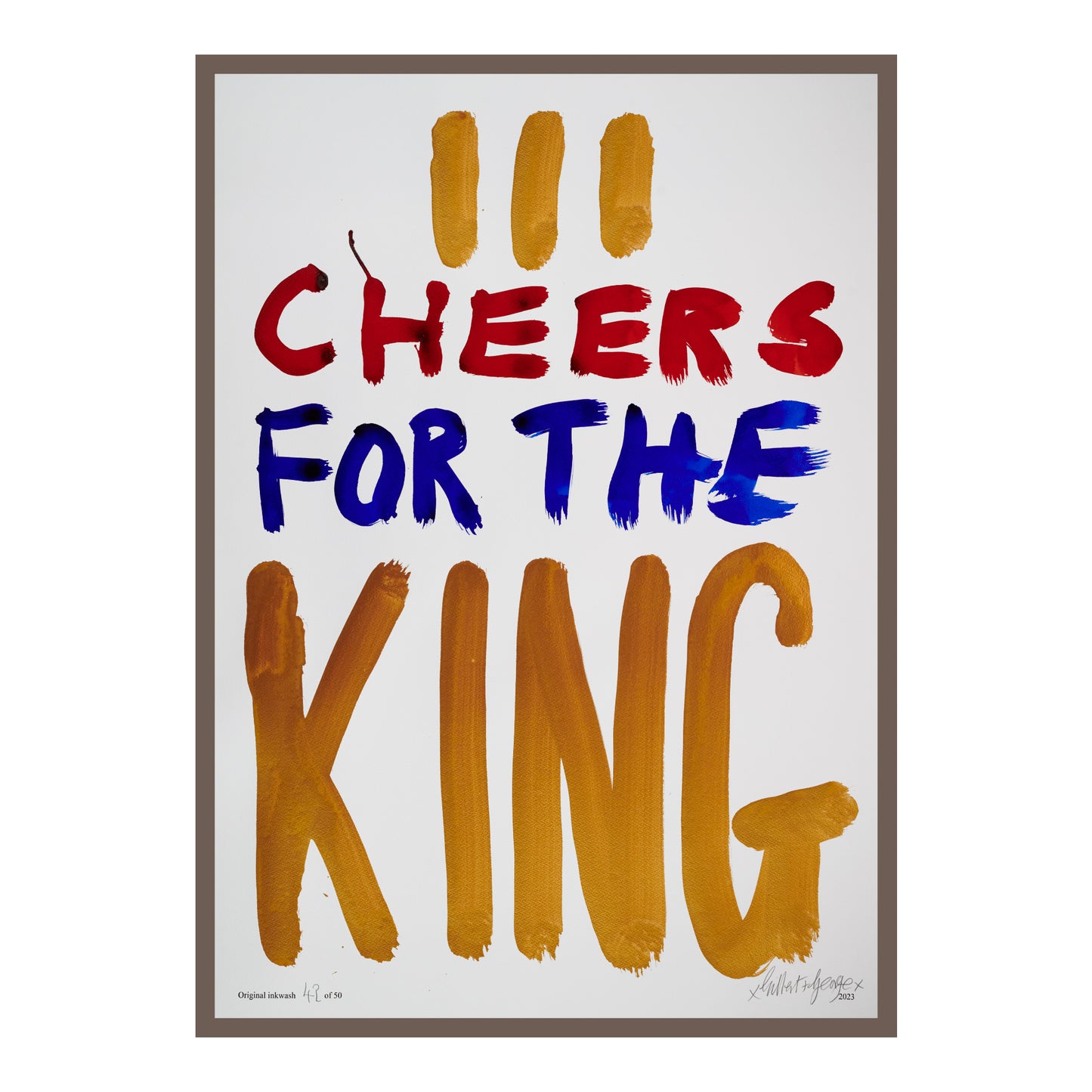 III CHEERS FOR THE KING (v)
