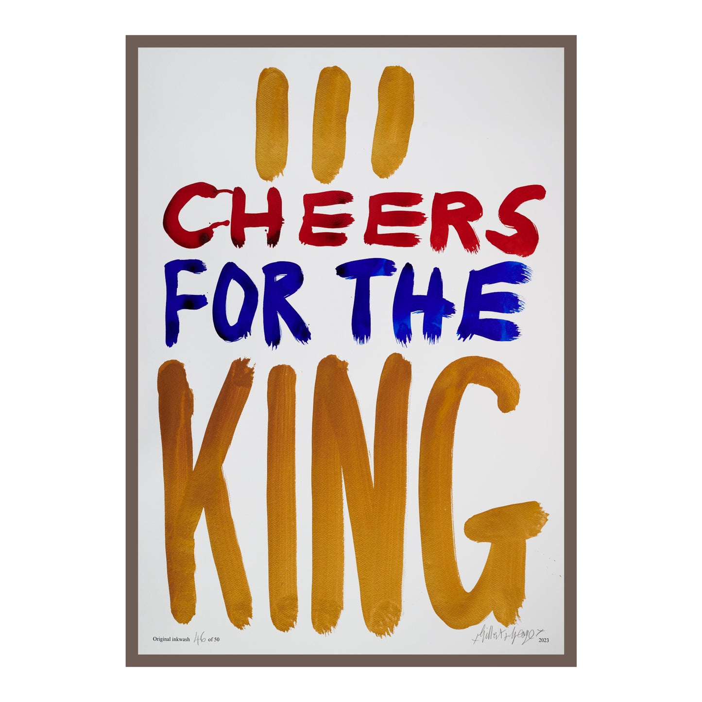 III CHEERS FOR THE KING (v)