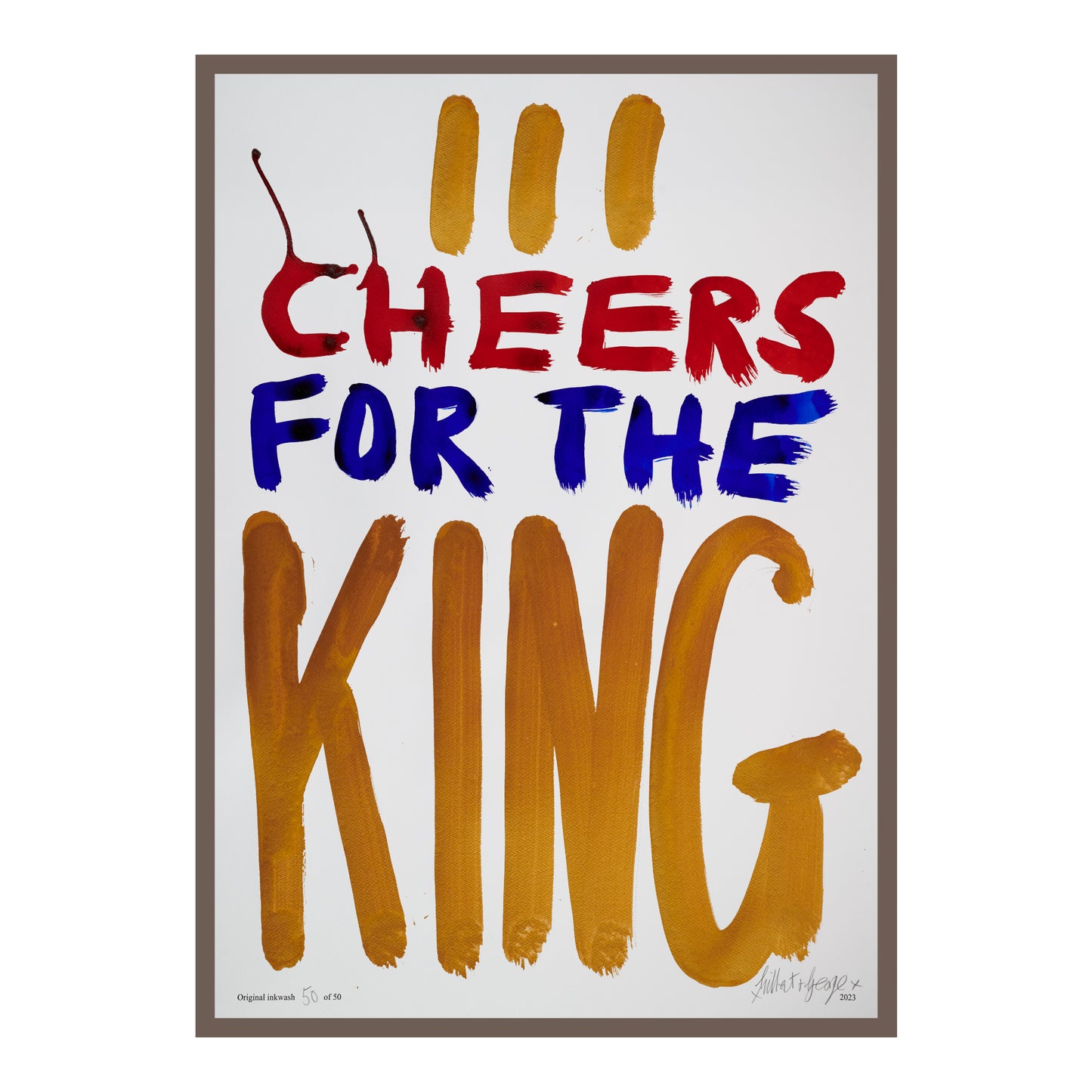 III CHEERS FOR THE KING (v)
