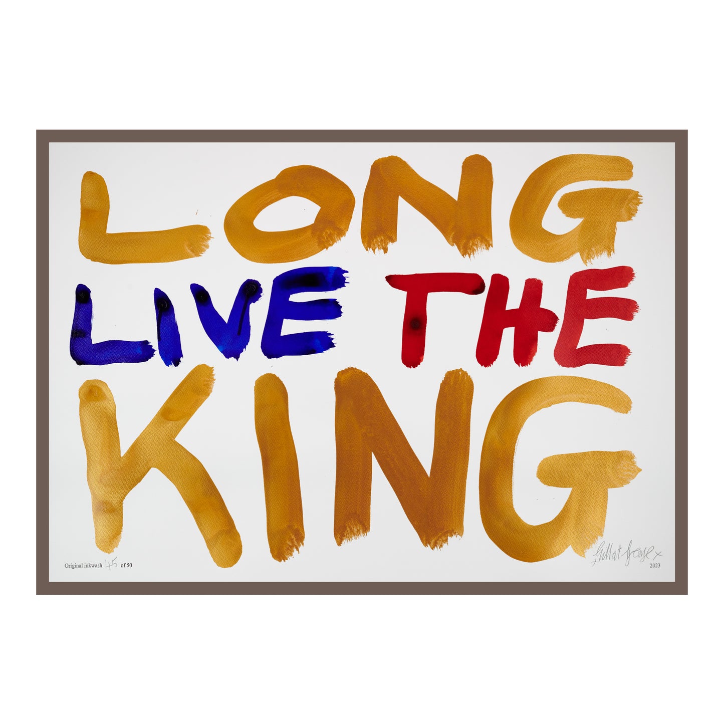LONG LIVE THE KING (h)