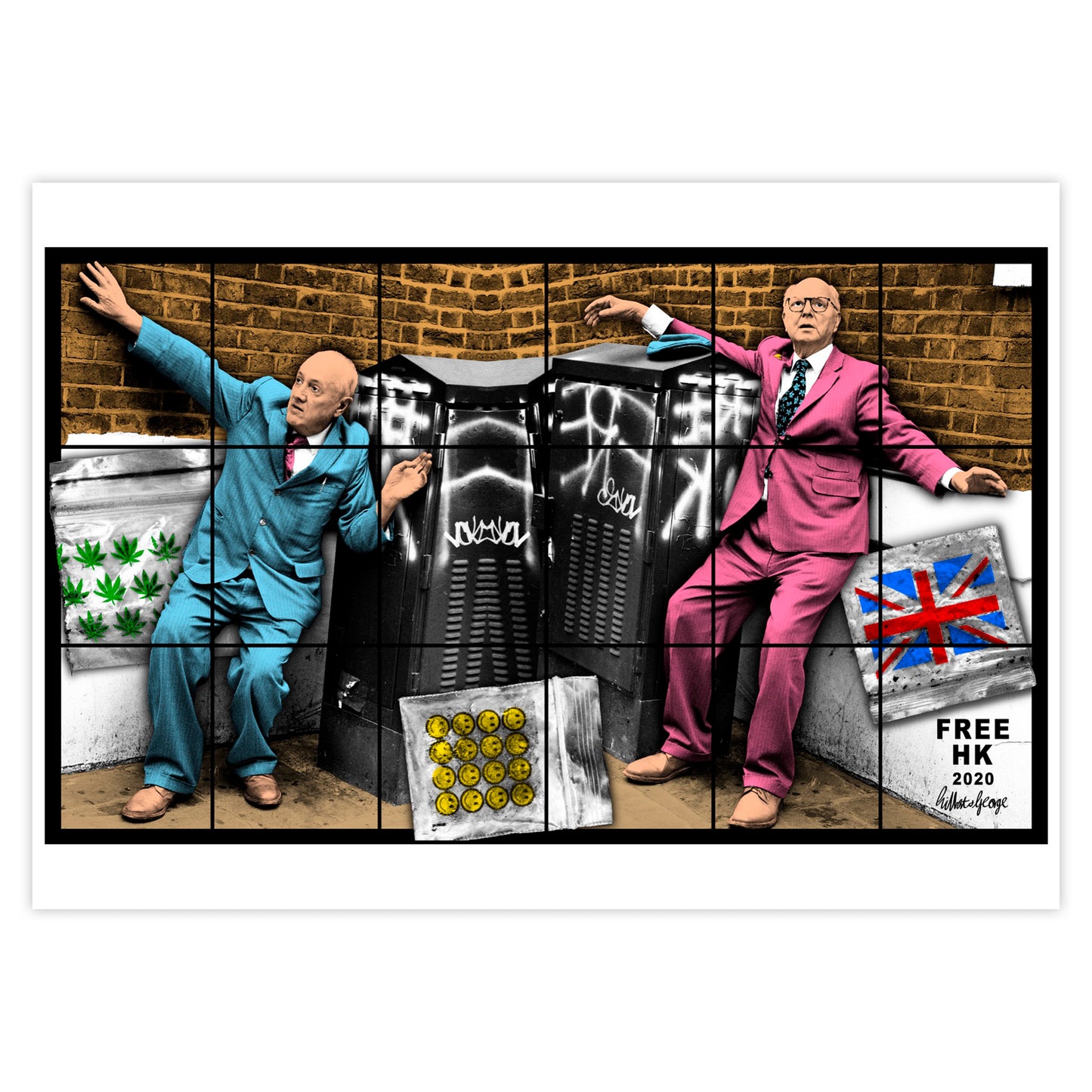 GILBERT & GEORGE ART POSTCARDS (SET OF 16)