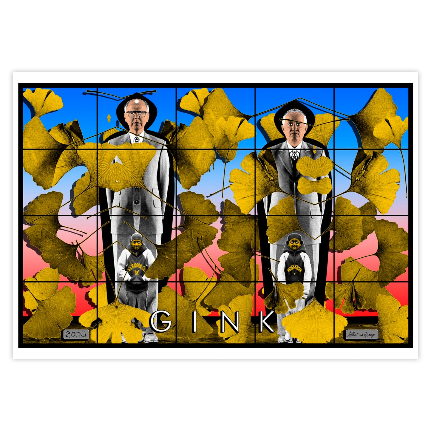 GILBERT & GEORGE ART POSTCARDS (SET OF 16)