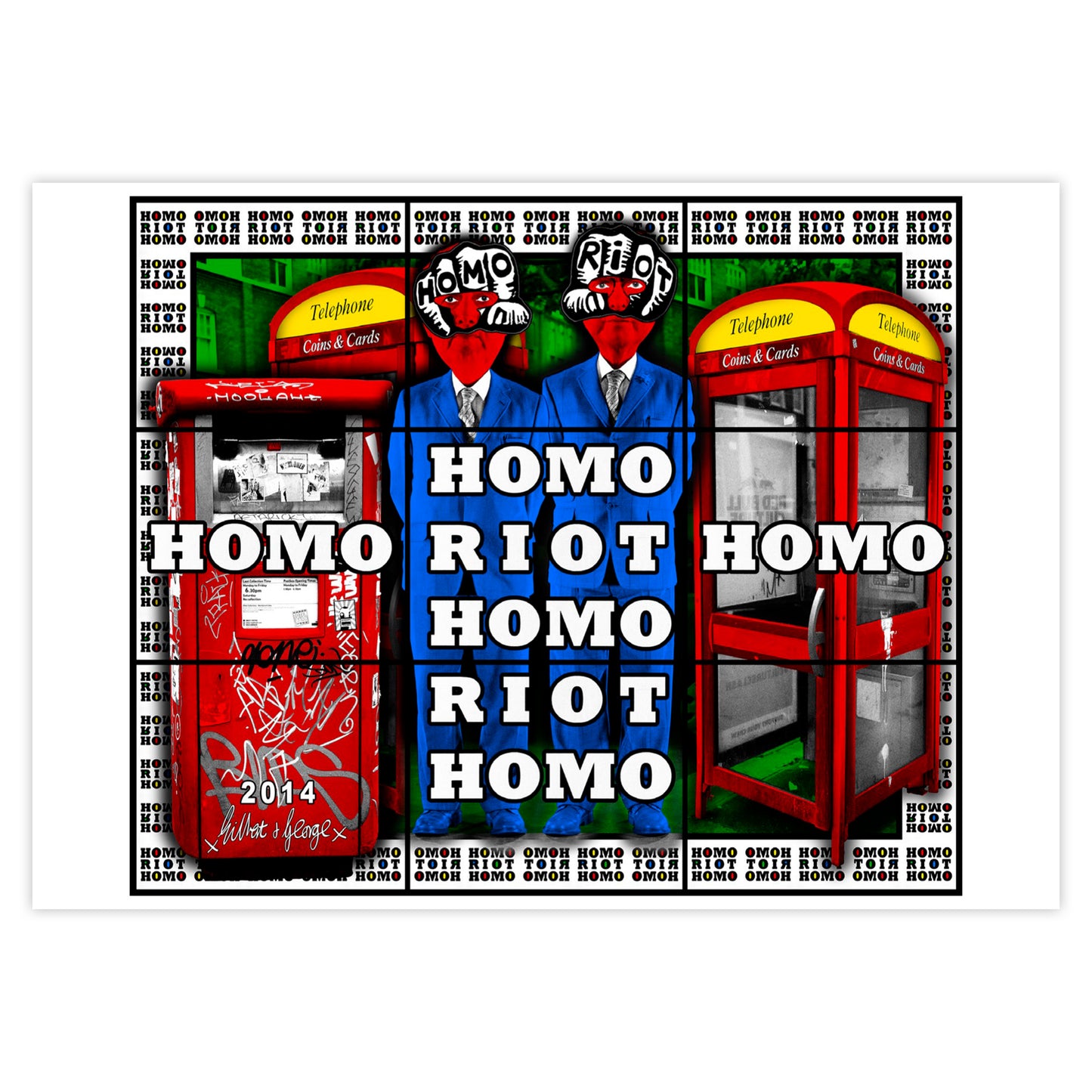 GILBERT & GEORGE ART POSTCARDS (SET OF 16)
