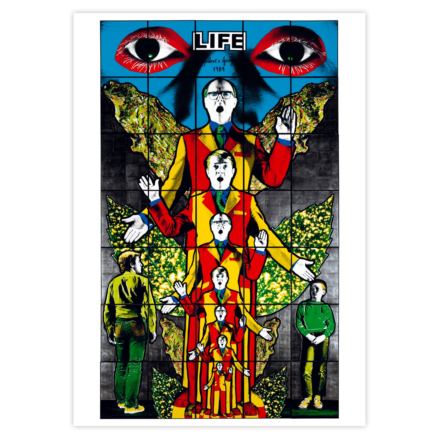 GILBERT & GEORGE ART POSTCARDS (SET OF 16)