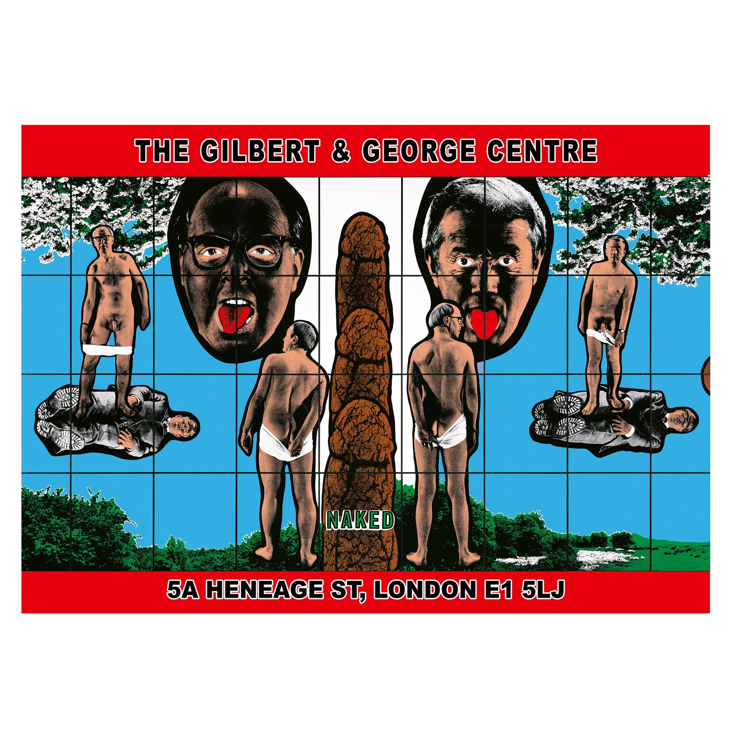 GILBERT & GEORGE *HAND-SIGNED* ART POSTERS (SET OF 4)