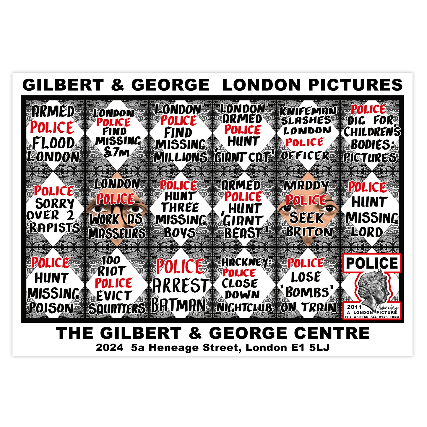 LONDON PICTURES (SET OF 4) *HAND-SIGNED* POSTERS