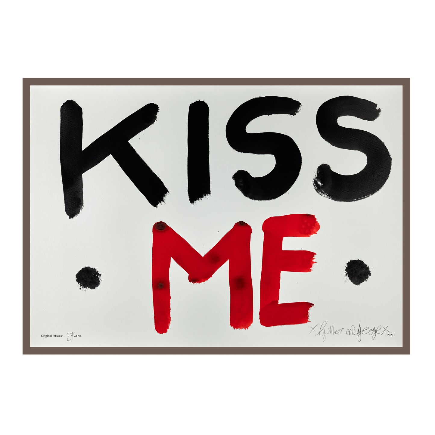 KISS ME (BLACK & RED)