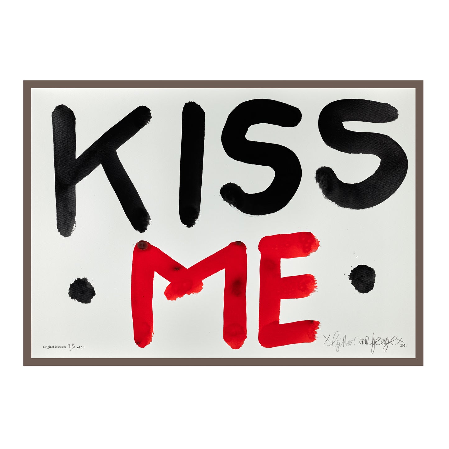 KISS ME (BLACK & RED)