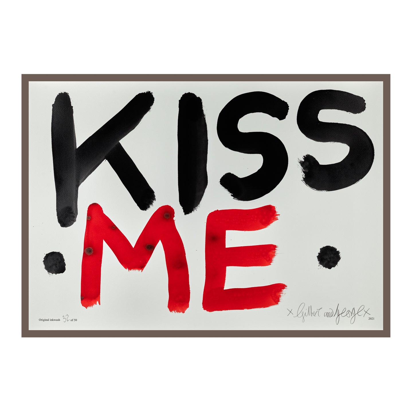 KISS ME (BLACK & RED)