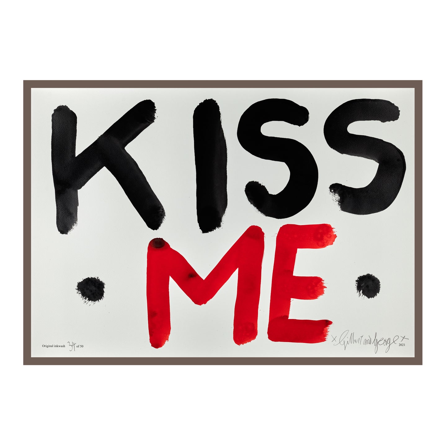 KISS ME (BLACK & RED)